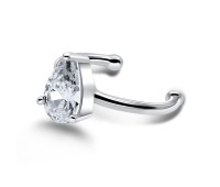 Water Drop CZ Designed Ear Cuff EC-1184